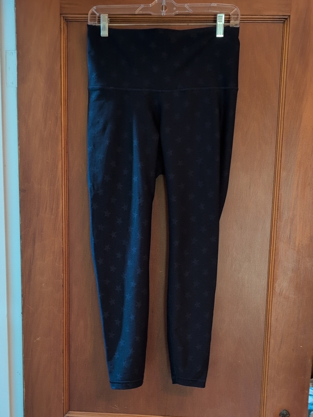 Women's Navy Star Print Leggings